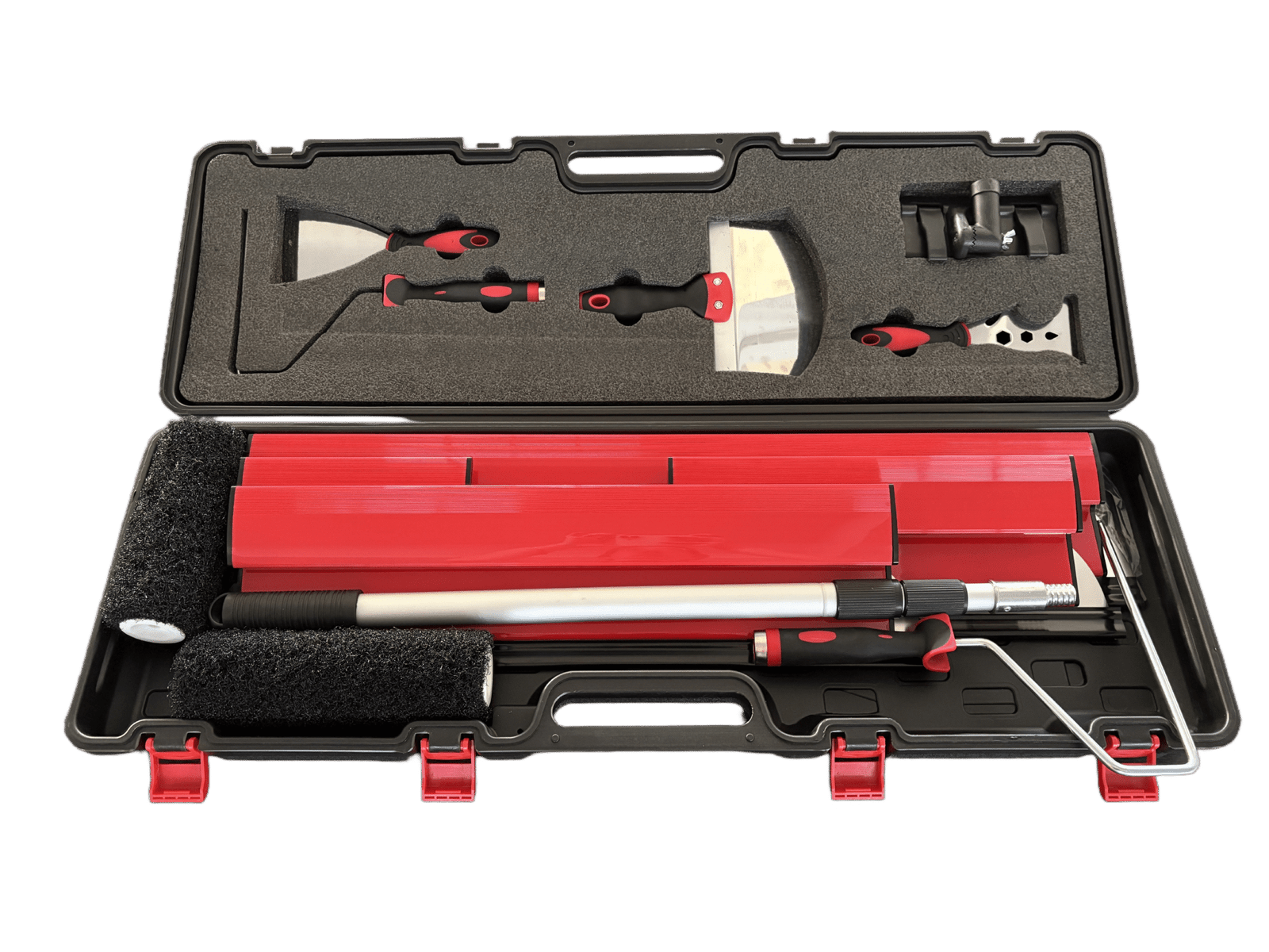 Compound Roller & Skimming Blade Set-80 With Plastic Carry Case